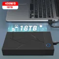Custodia per HDD ad alta velocità 3.5 2.5 adattatore da SATA a USB 3.0 custodia per disco rigido esterno per disco SSD 3.5 450 M/S custodia per HDD da 18TB