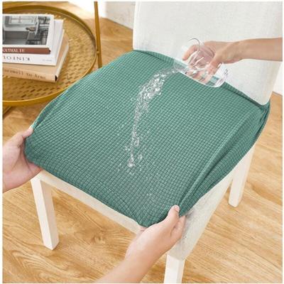 Stuhlbezug, 2 Stück, Stuhlkissenbezug, abnehmbarer, wasserdichter Stuhlsitzbezug, Jacquard, Image