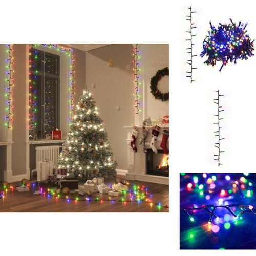 Weihnachtsbeleuchtung - Living LED-Lichterkette mit 400 LEDs Mehrfarbig 13 m pvc