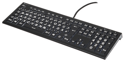 Logickeyboard Astra 2 Large Print PC DE