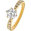 FAVS Damenring 375er Gelbgold 54 Damen