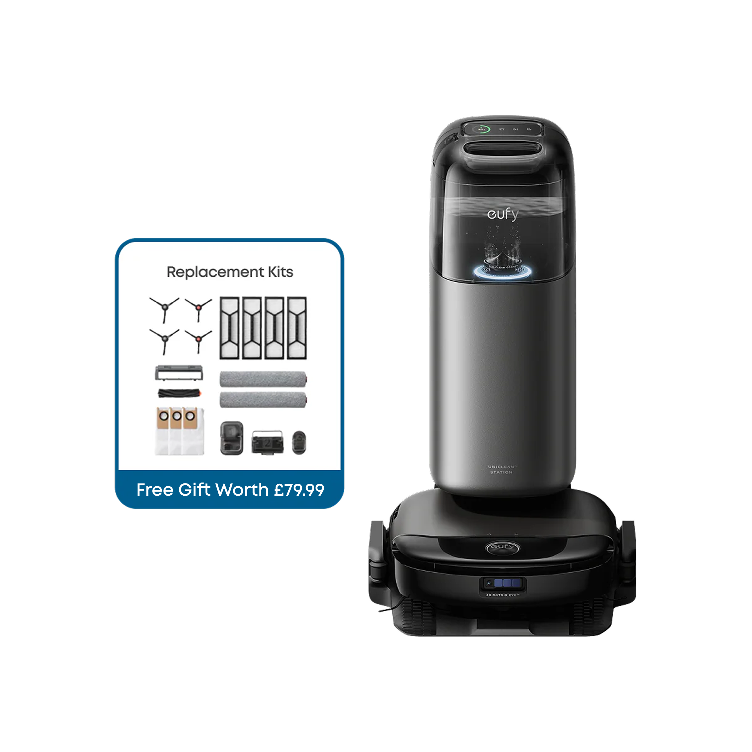 eufy Omni S1 Pro Robot Vacuum & Mop with All-in-One Station