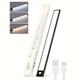 1/2 pz ultra-sottile sensore di movimento luce notturna a led luce mobile tre colori dimmerabile ricarica usb armadio cucina illuminazione domestica 20/30/40/50 cm