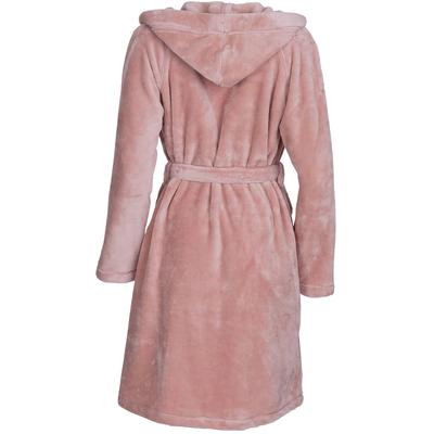 Damenbademantel WEWO FASHION "6600, ideal für Sauna & Spa, Hotelbademantel, Morgenmantel" Gr. XS, rosa (rose), L:100cm in Gr. XS, Wellsoft-Microfaser, Hausmäntel, unübertroffen kuschelig Image