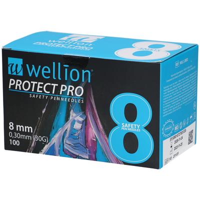 Wellion Protect PRO Safety Pen Needles 30 G 8 mm 100 St Kanüle Image