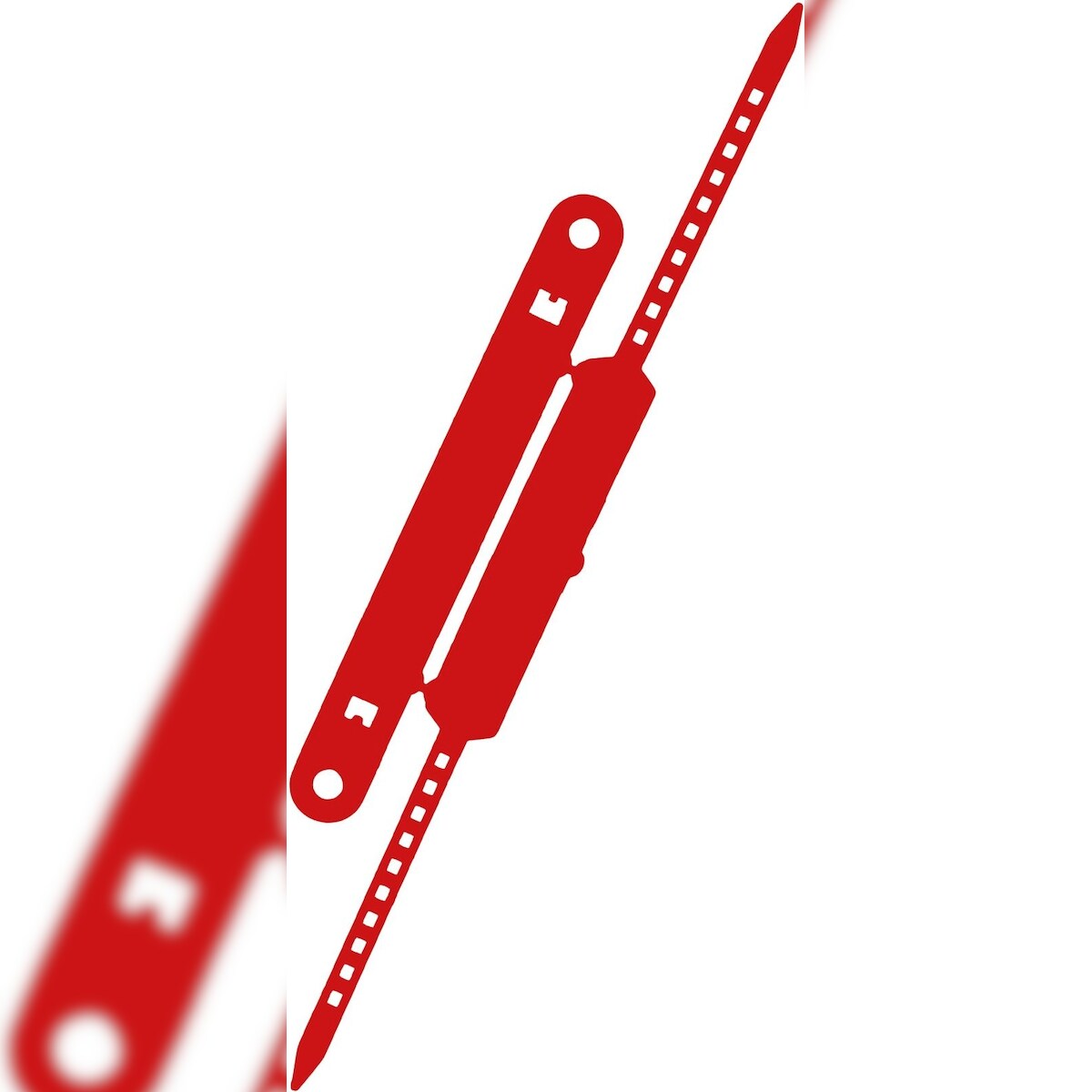 Laurel Heftstreifen + Deckschiene VE=5 Stück rot Image