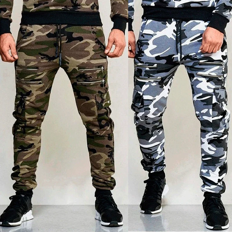 M-5X Herren Jogger Herbst Bleistift Harems hose Männer Tarnhose lose bequeme Cargo hose Camo Jogger Image