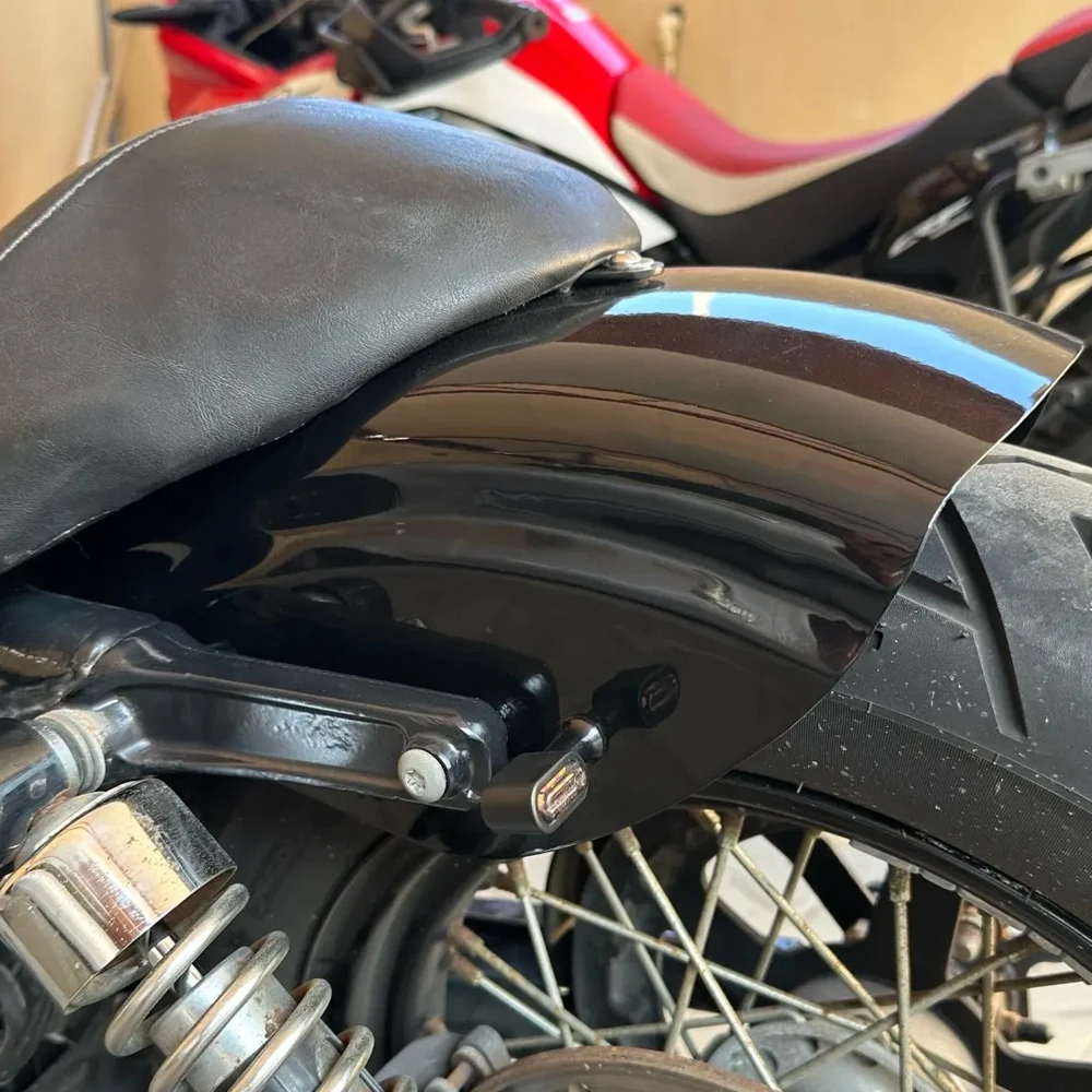 Motorrad Kotflügel Hinten Hugger Kotflügel Für Harley Davidson XL Custom Sportster 48 XL883 1200 72 Dyna Street Bob Splash schlamm Schutz