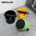 Coffee Knock Box antiscivolo con barra rimovibile Grind Dump Bin antiscivolo antiurto per accessori per macchine da caffè Espresso Barista