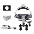 5X / 6X Kepler Lenti d'ingrandimento dentali Lente d'ingrandimento Casco chirurgico professionale Lente binoculare con illuminatore medico Faro f Operazione