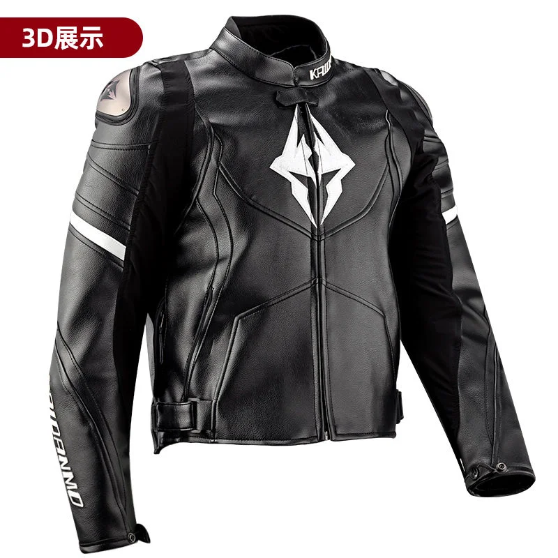 Herren Damen Motorrad rennen Reit jacke avro pu Mikro faser jacke wasserdichtes Futter Image