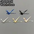 GRAMOCK-Aiguilles de Montre Argent Noir Bleu Or Rose, Aiguilles Vertes Shoous Adaptées au Mouvement