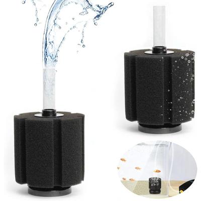 Aougo - 2 Stück Filternetzschutz, Schwammfilter, Aquarium-Luftfilter, biochemischer Schwammfilter Image