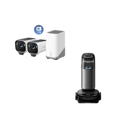 eufy Saugroboter Omni S1 Pro + eufyCam S3 Pro 2-Kamera-Set + 1TB