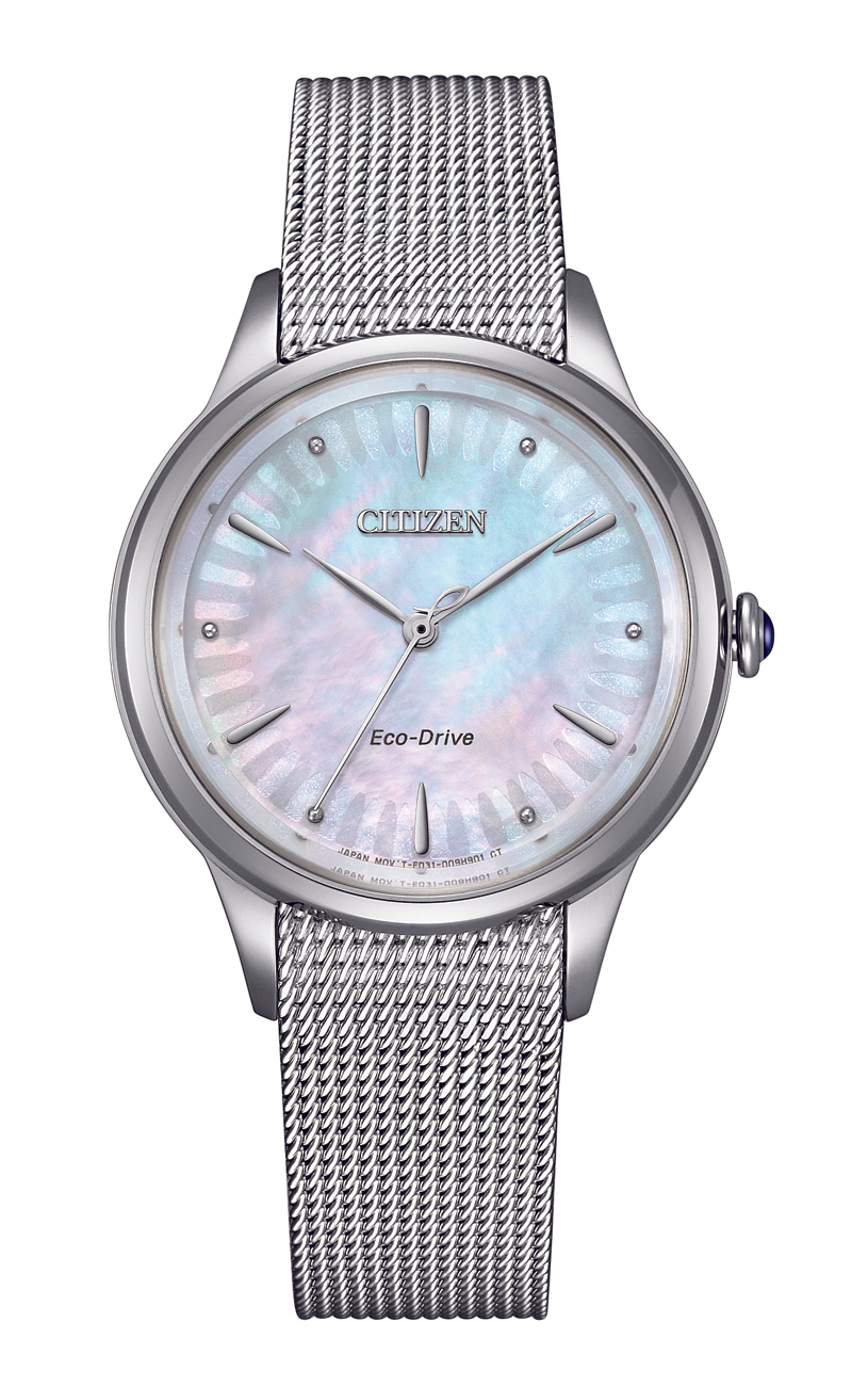 Citizen L Serie Damen Silberne Uhr EM1150-86D Image