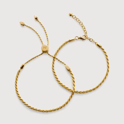 Corda and Rope Chain Bracelet Set