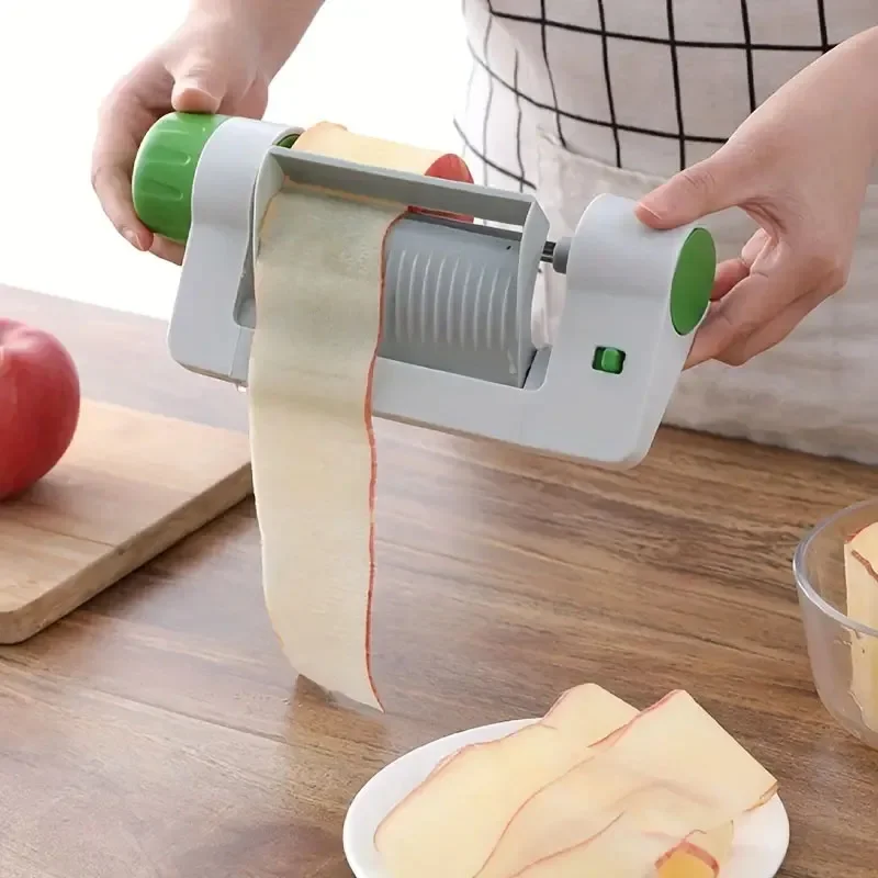 Manuelle Gemüse Blatt Slicer Tragbare Sicherheit Schnelle Früchte Apfel Slicer Kartoffel Schäler Kreative Veggie Blatt Slicer Küche Gadget Image