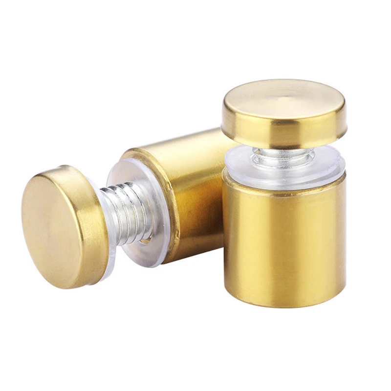 Edelstahl 12mm Werbung Befestigungs schraube Acryl Bilderrahmen Glas Zeichen Abstands halter Nagel Wand halterung Abstands halter Packung mit 40 Stück