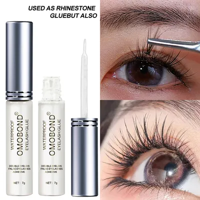 7g Quick-Dry Super-Strong Invisible False Eyelash Glue Long-Lasting False Eyelash Extend Glue With Brush Waterproof Makeup Glue