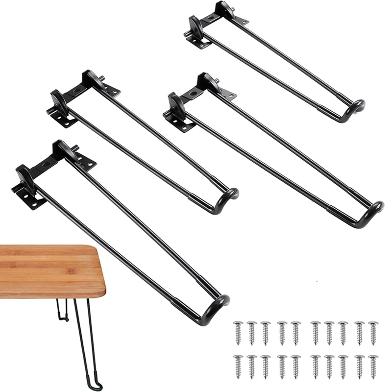 1 stücke Klapptisch Beine Duty Metall Tisch Beine Set Klapp Möbel Faltbare Laptop Couchtisch Ersatz Bett Schrank Image