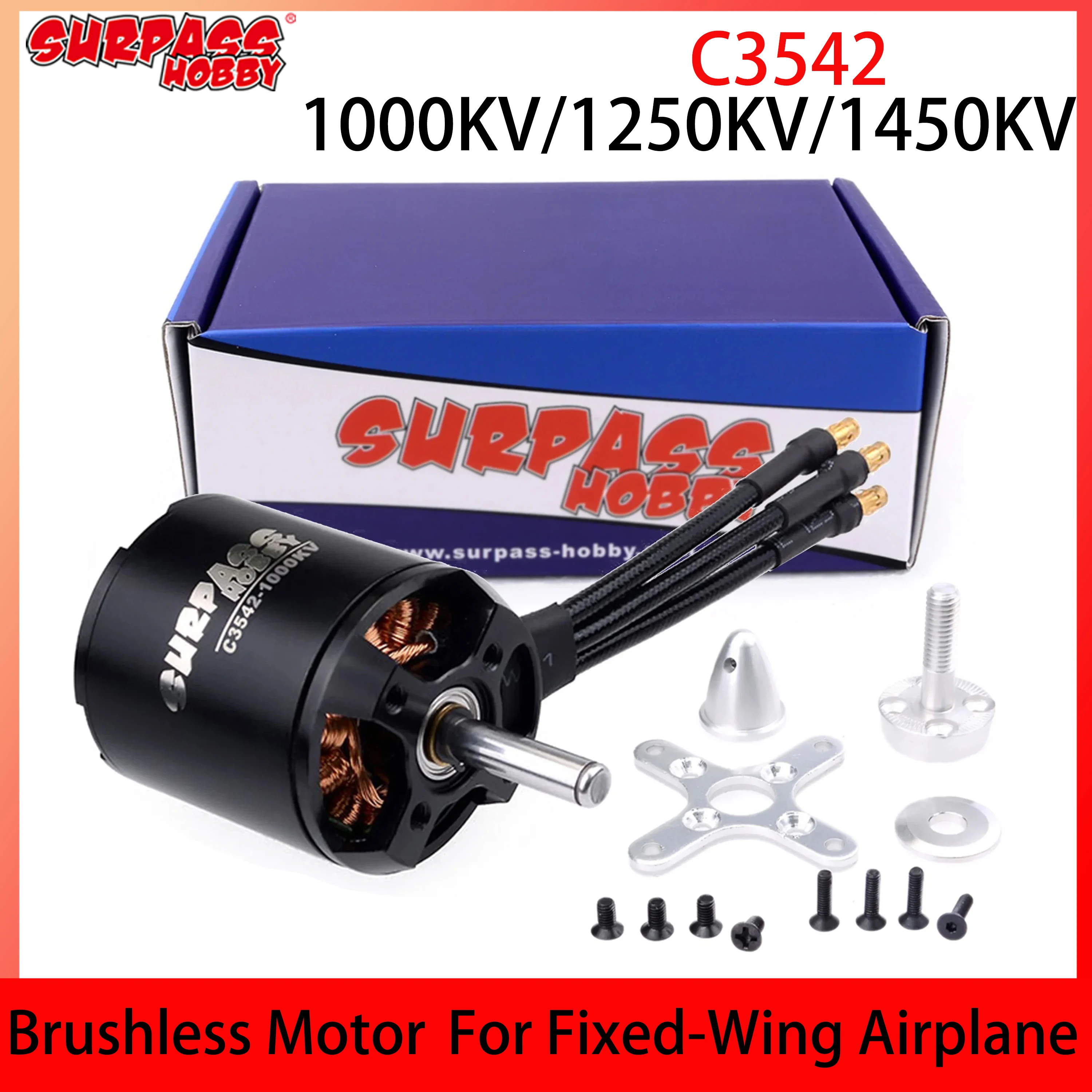 ÜBERTREFFEN HOBBY C3542 Bürstenloser Motor 1000KV 1250KV 1450KV 2820 14 Pole für FPV Flugzeug Fix Flügel RC Flugzeug Hubschrauber