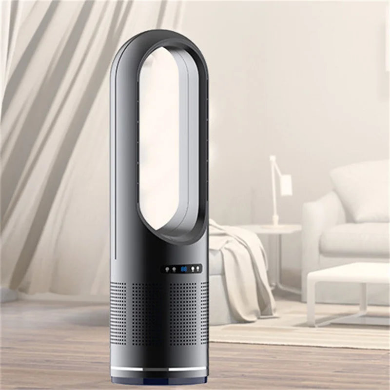 46-Zoll-Ventilator, heißer und kalter Wind, intelligente stehende Ventilatoren, Bodenventilator für Zuhause, Turm, geräuschlose Fernbedienung, Luftzirkulator, Lüfter Image