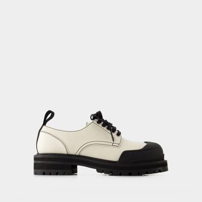 Dada Derbys - Marni - Leder - Stone White