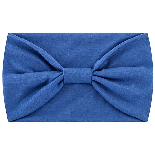 1pc afrikanische Stirnbänder geknotete Haarbänder schwarz Yoga Sport Kopf wickelt breites elastisches Kopftuch für Frauen und Mädchen Image