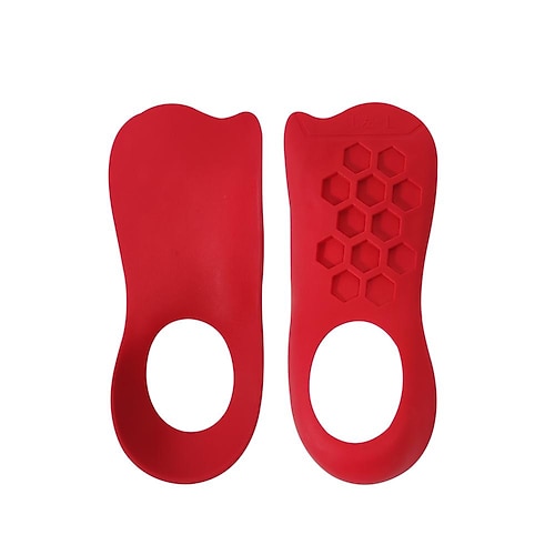 1 Paar U-förmige korrigierende Einlegesohle aus weichem Silikon, Plantarfaszien-Bogenstütze, geeignet für die Korrektur von Plattfüßen Image