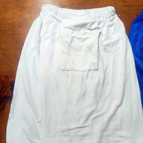 Badetuch für Herren, tragbar und wickelbar, weich und saugfähig, extragroß, langes Handtuch im Bademantel-Stil für den Heimgebrauch Image