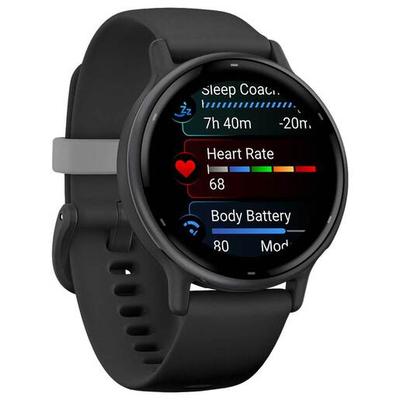 Garmin Vivoactive 5 GPS Smartwatch - Slate Aluminum Bezel with Black 42mm