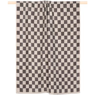 Handtuch PAD "Chess", schwarz (charcoal), B:50cm L:100cm, Frottee, Frottee, Handtücher (Packung), Made in Europe Image