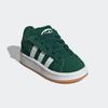 Sneaker ADIDAS ORIGINALS "CAMPUS 00S COMFORT CLOSURE ELASTIC LACES KIDS", Kinder, Gr. 26, grün (dunkelgrün, cloud weiß, gum 2), Leder, Synthetik, sportlich, Schuhe, für Kinder