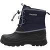 Snowboots HUMMEL "ICICLE JR", Gr. 33, schwarz (schwarz iris), Textil, sportlich, Schuhe, wasserdicht und gefüttert