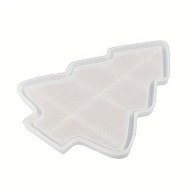 TEMU Christmas Tree Decoration Tray Silicone Mould Diy Santa Claus Resin Storage Box Candle Holder Silicone Mould Christmas Decoration Supplies Image