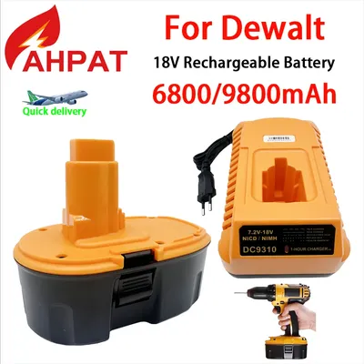 18V 12.8Ah Replacement Battery for Dewalt DC9096 DE 9503 DW 9095 9096 9098 XRP Cordless Drill Tools Screwdriver Batteries