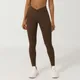 Fitness Leggings Women Sport High Waist Yoga Pants Workout Leggings Cross Waist Gym Jogging Quick Dry Push Up Tights Female