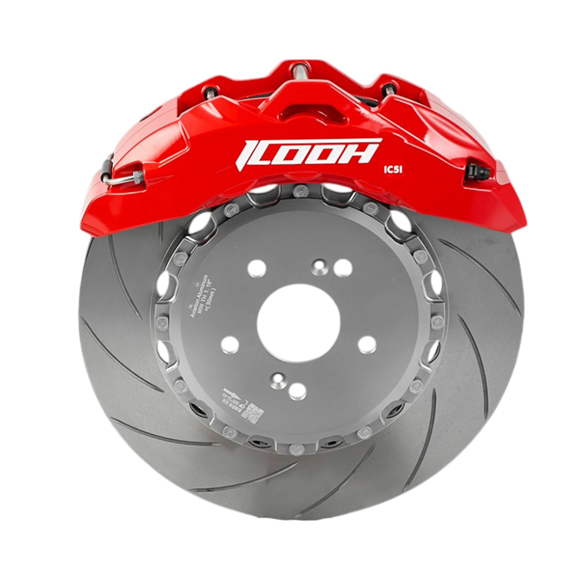 ICOOH Großer Bremssatz, Auto-Bremssattel vorne, 6-Kolben-Set für Audi A6, C5, C6, C7, C8 Image