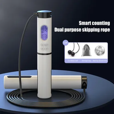 LED Digital anzeige gewichtet Smart Speed Springseil Sport Übung Springseil