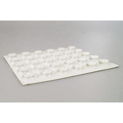 Toolcraft - 2125C60-C Gerätefuß selbstklebend, rund Transparent (ø x h) 12.7 mm x 3.5 mm 60 St. Image