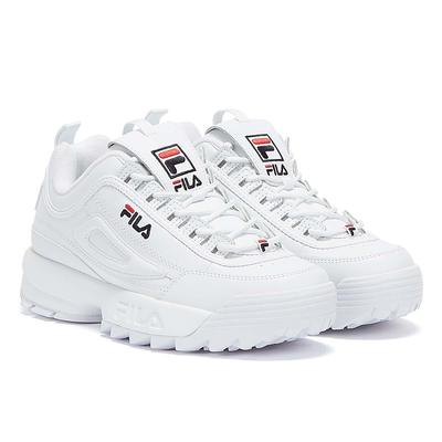 Mens Womens Fila Disruptor II Premium Trainer - (Weiß) Image