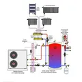 New Energy R290 R32 erP A+++ 12KW 15KW 16KW 18KW 20KW Pompa di calore Aria-acqua DC Inverter