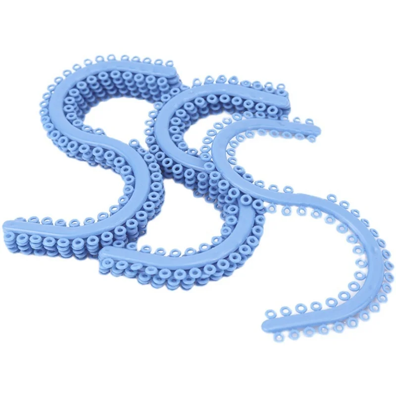 10 Teile/paket Dental S typ Separate Ligatur Krawatten Kieferorthopädische Elastische Ligatur Krawatten Zahnmedizin Oral Material Elastische Gummibänder Image