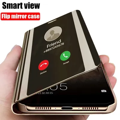For Samsung Galaxy A13 A33 A53 5G Case Smart Mirror Leather Flip Kickstand Phone Case For Samsung A13 4G A 13 33 53 Back Cover