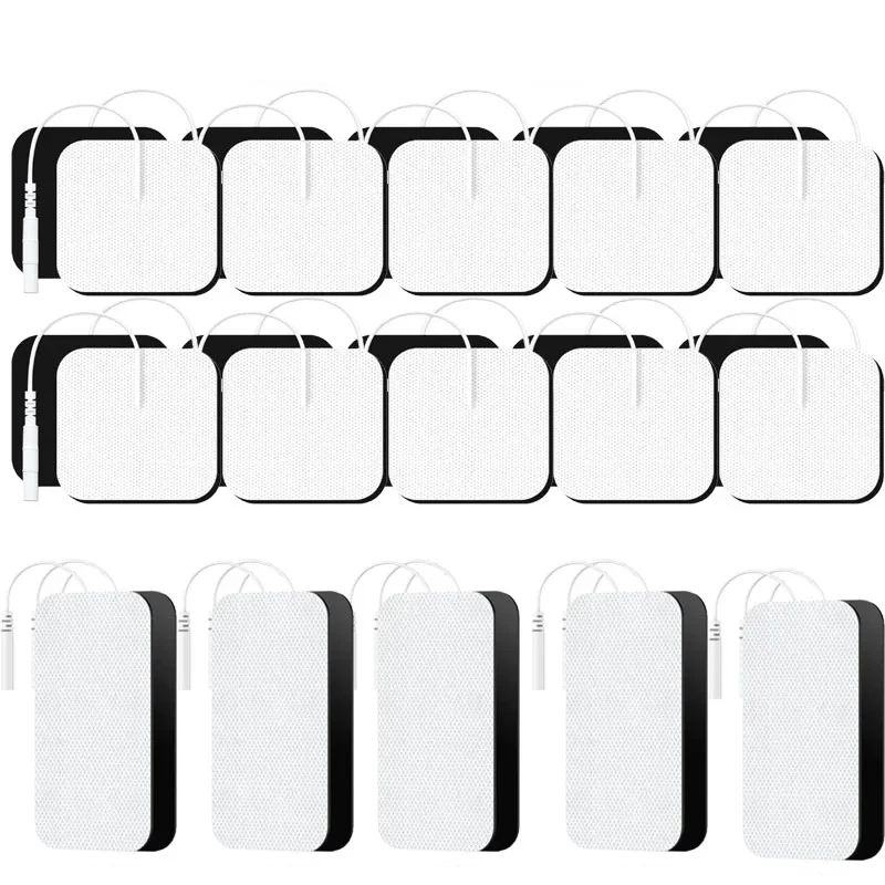 50/20/10PC Zehn Selbstklebende Ersatz Patch EMS Muskel Stimulator Patch Wiederverwendbare Austauschbare Vliesstoff Elektroden pad Image