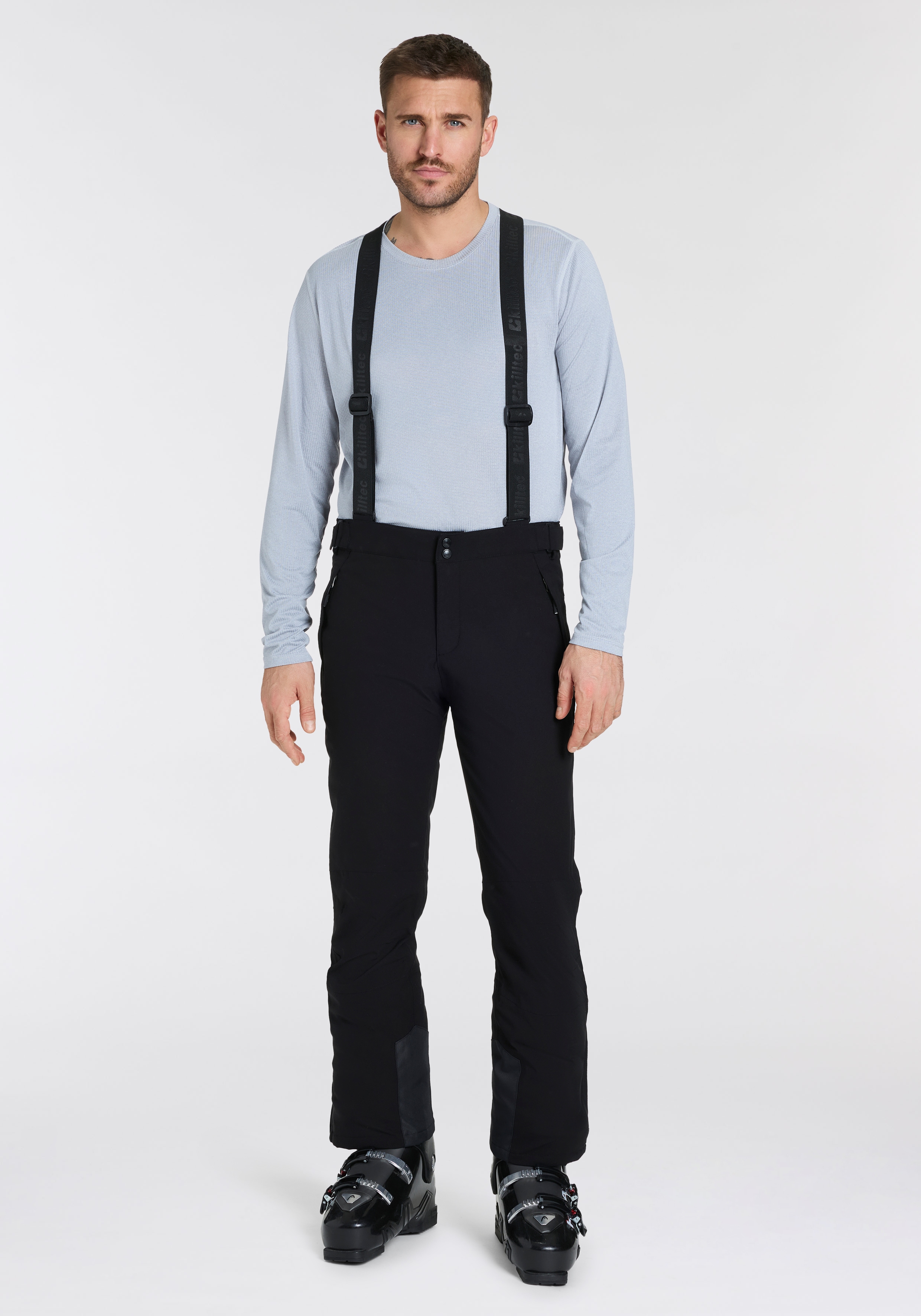 Skihose KILLTEC "LAROK", Herren, Gr. XXL, N-Gr, schwarz, Obermaterial: 100% Polyester, Hosen, Wasserdicht Image