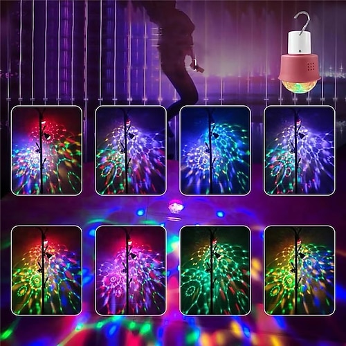 dj illuminazione suono festa auto usb mini palla da discoteca luce rgb multicolore auto atmosfera stanza decorazione lampada luce stroboscopica 2 pezzi 4 pezzi