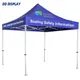 DD 3x3m (10x10ft) Tenda pieghevole Tenda personalizzata Baldacchino Commercio Tenda per pubblicità 40mm Telaio in alluminio Impermeabile 600D Oxford Cover