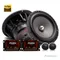 PZ-6508S Aggiorna altoparlanti audio per auto con componenti a 2 vie ad alta risoluzione con potenza massima di 360 W, bassi profondi, gamma media completa, regalo per la festa del papà