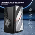 Custodia con cerniera magnetica Magsafe per Honor Magic V2 RSR Magic VS3 V3 Vetro per schermo Custodia protettiva con staffa pieghevole all-inclusive